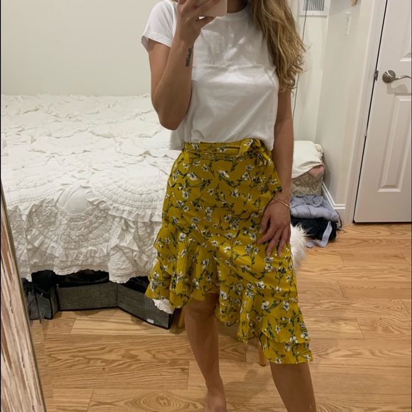 Revolve/Tularosa midi day/work wrap skirt - Picture 2 of 3